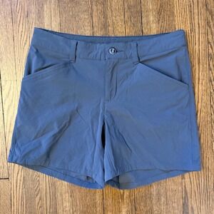 Patagonia Womens Quandary Shorts Size 0 Gray Blue Hiking Outdoor Performance 5in